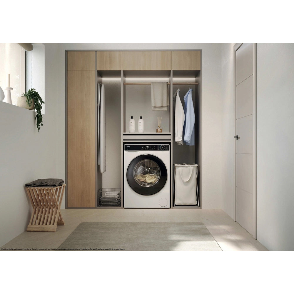 Haier HW90-BP14357TUUK 9kg 1400 Spin Front Load Washing Machine White - A Rated