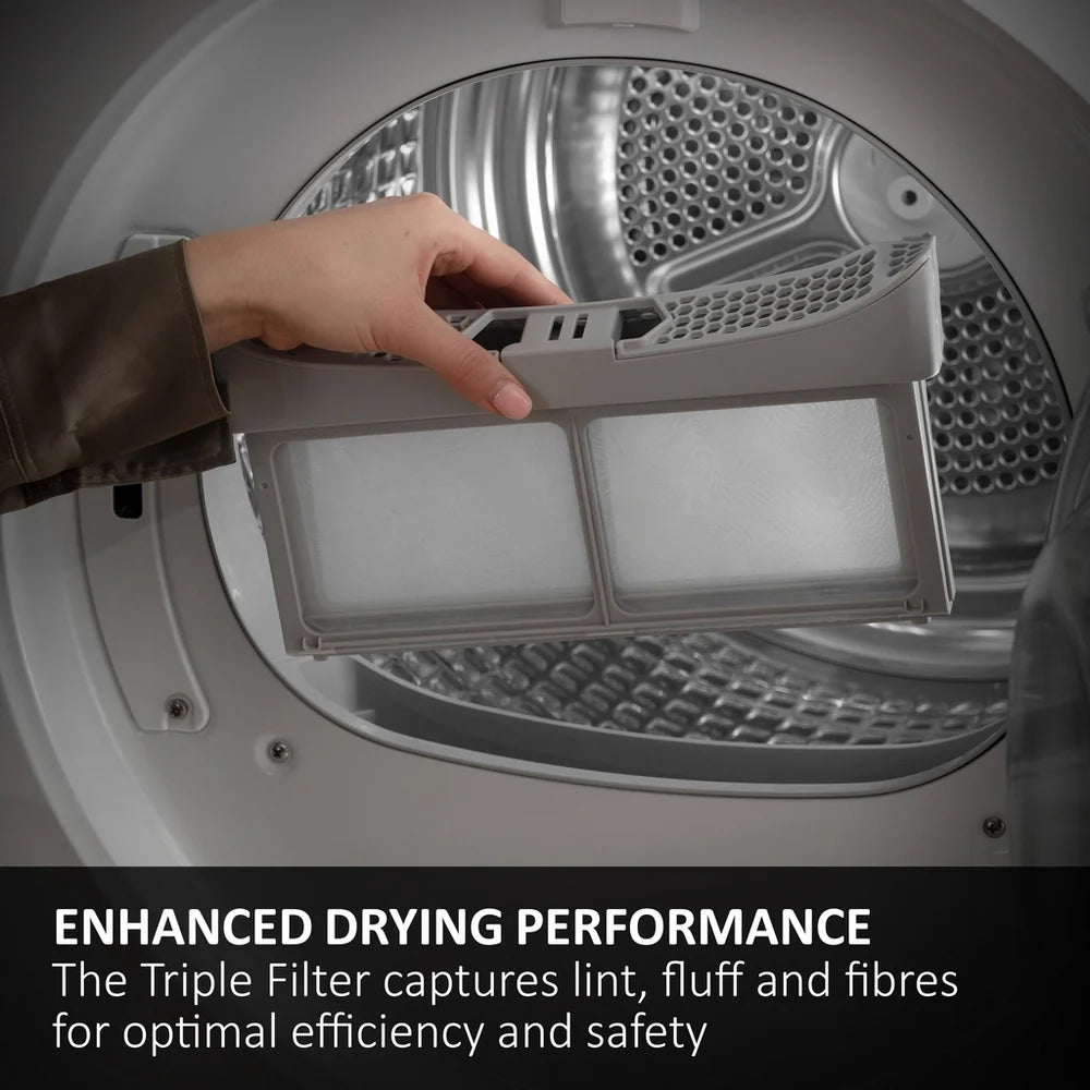 HAIER X Series 11 HD90-A3Q397U1 WiFi-enabled 9kg Heat Pump Tumble Dryer White - A+++ Rated