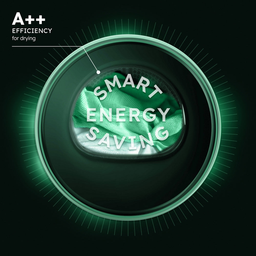 Haier X Series 5 HD90-D357U1G-UK 9kg WiFi Enabled Heat Pump Tumble Dryer Graphite