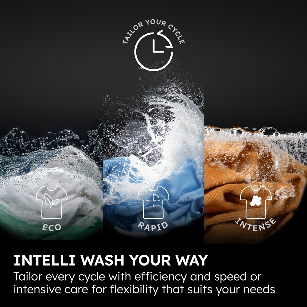 Haier X Series 5 HW100BP14357GUUK 10kg 1400 Spin WiFi Connected Freestanding Washing Machine Graphite - A Rated
