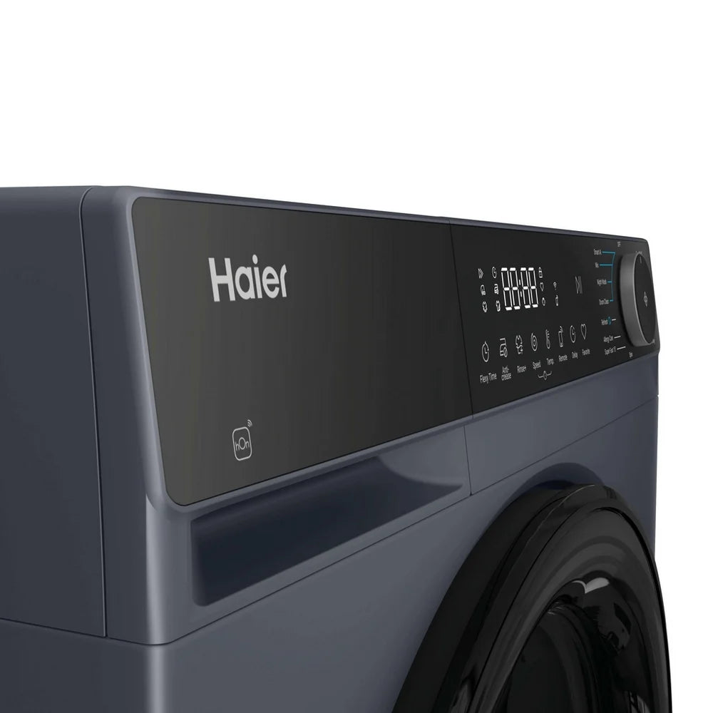 Haier X Series 5 HW100BP14357GUUK 10kg 1400 Spin WiFi Connected Freestanding Washing Machine Graphite - A Rated