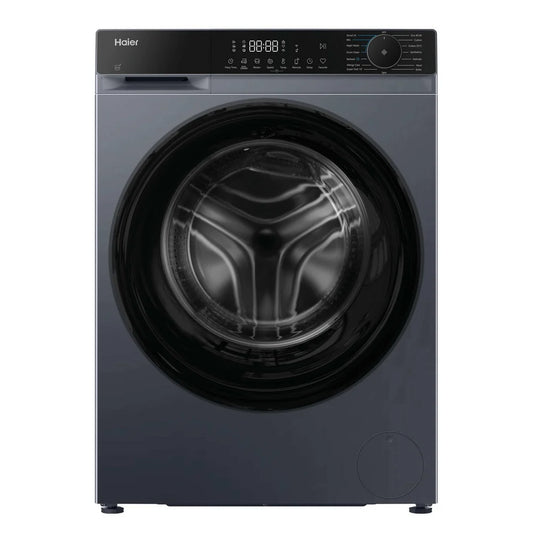 Haier X Series 5 HW100BP14357GUUK 10kg 1400 Spin WiFi Connected Freestanding Washing Machine Graphite - A Rated