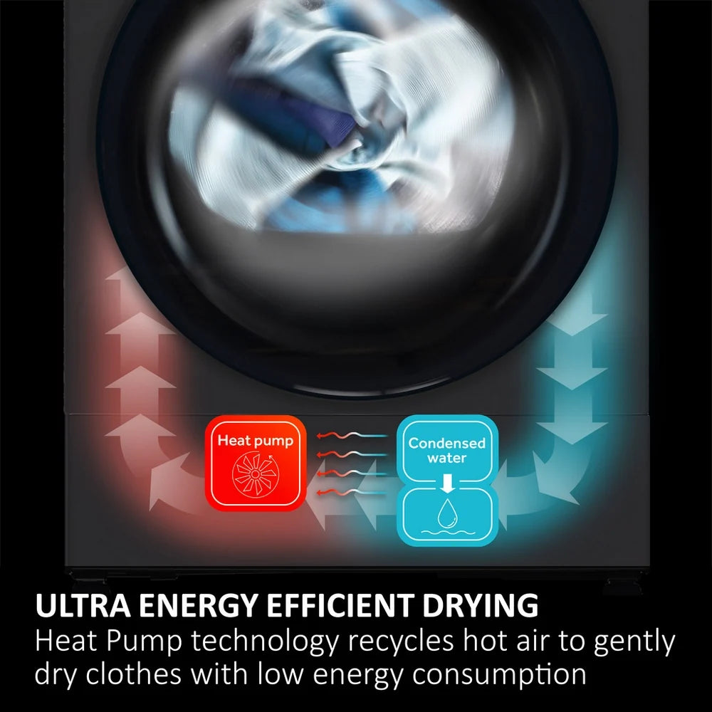 Haier X Series 7 HD100-C367U1-UK WiFi Connected 10Kg Heat Pump Tumble Dryer White - A++ Rated