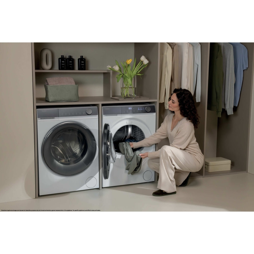 Haier X Series 7 HD100-C367U1-UK WiFi Connected 10Kg Heat Pump Tumble Dryer White - A++ Rated