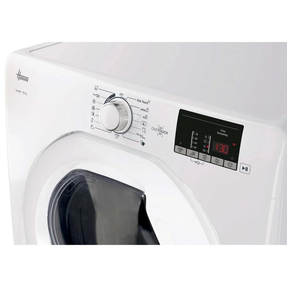 Hoover HLE V10DG-80 10kg Freestanding Vented Tumble Dryer White