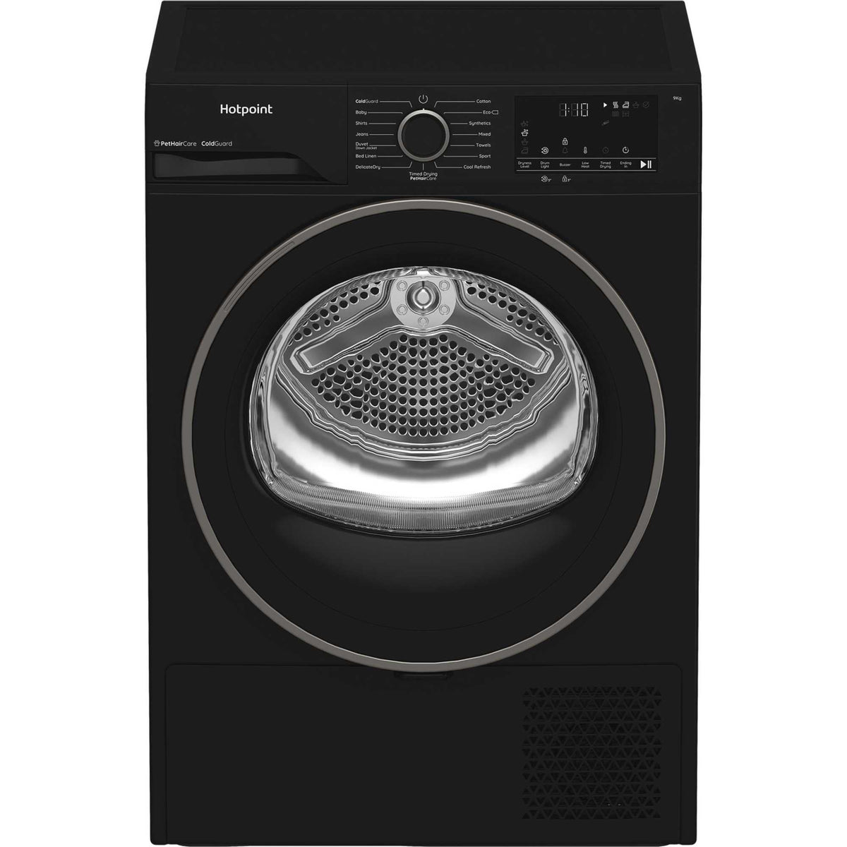 Hotpoint CHD93MBBUK 9kg Heat Pump Tumble Dryer With PetHairCare Black