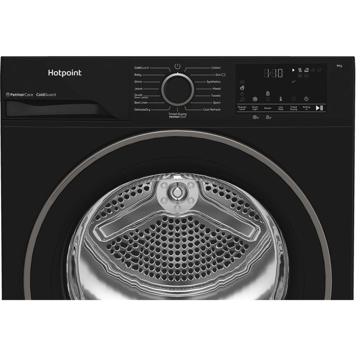 Hotpoint CHD93MBBUK 9kg Heat Pump Tumble Dryer With PetHairCare Black