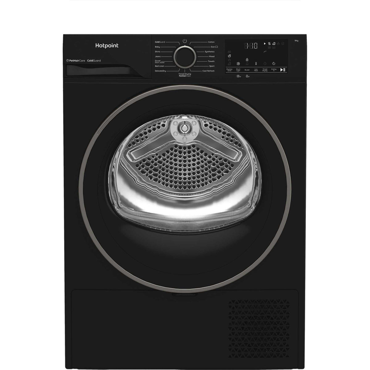 Hotpoint CHD93MBBUK 9kg Heat Pump Tumble Dryer With PetHairCare Black