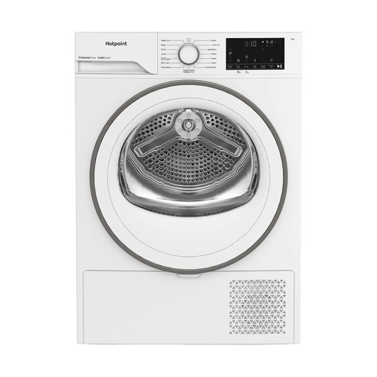Hotpoint CHD93MWWUK 9KG Heat Pump Tumble Dryer with PetHairCare White