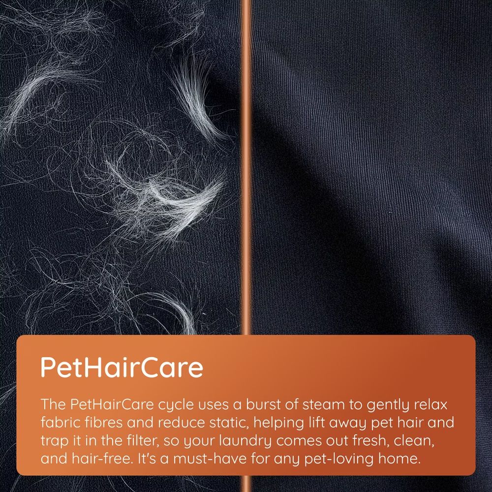 Hotpoint CHSD82MBBUK 8kg Heat Pump Tumble Dryer with Pet Hair Care Black
