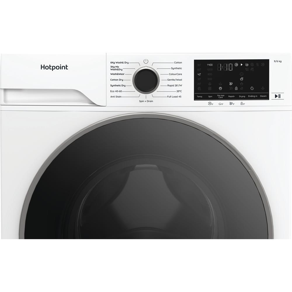 Hotpoint HBD9681ANTISTAINUK 9+6kg 1400 Spin Freestanding Washer Dryer White
