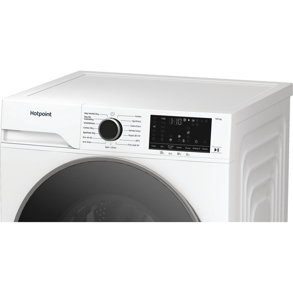 Hotpoint HBD9681ANTISTAINUK 9+6kg 1400 Spin Freestanding Washer Dryer White