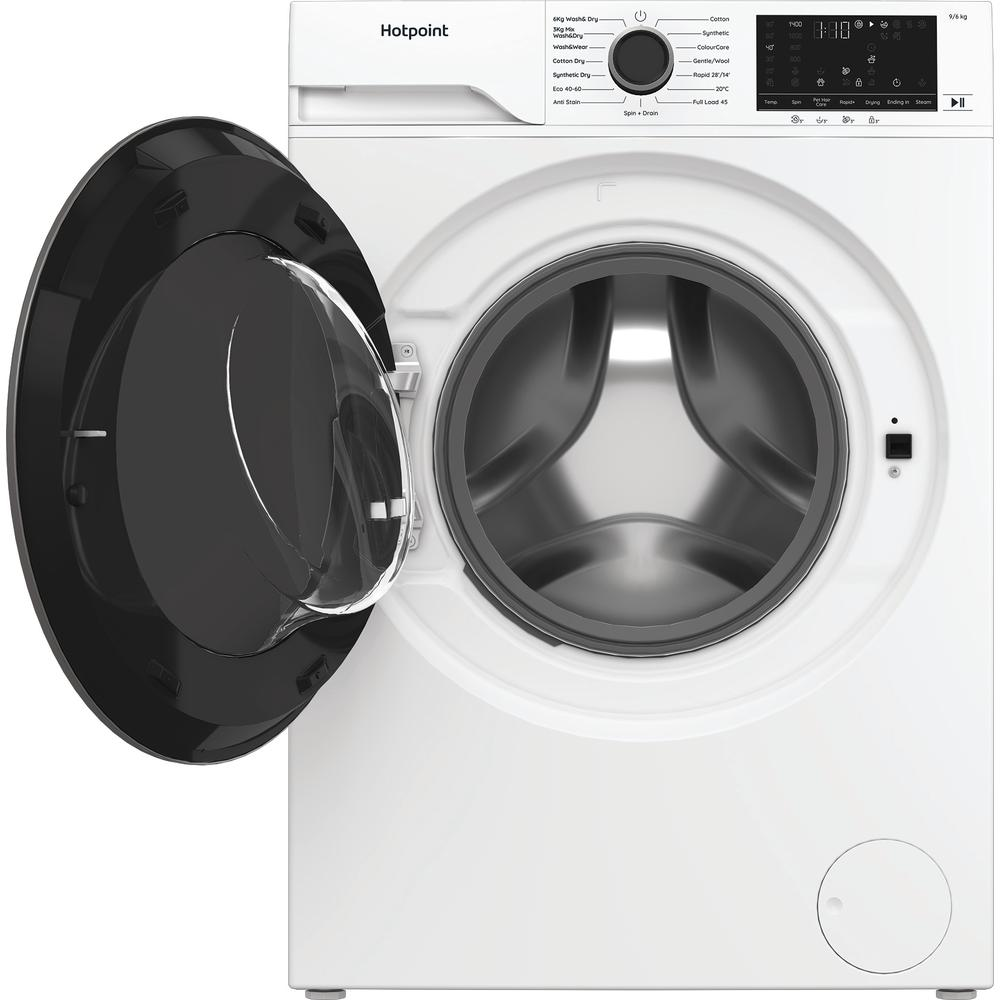 Hotpoint HBD9681ANTISTAINUK 9+6kg 1400 Spin Freestanding Washer Dryer White
