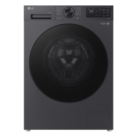 LG Series 3 Counter-Depth MAX F2X50S9TBB 9kg 1200 Spin Washing Machine Black - A Rated