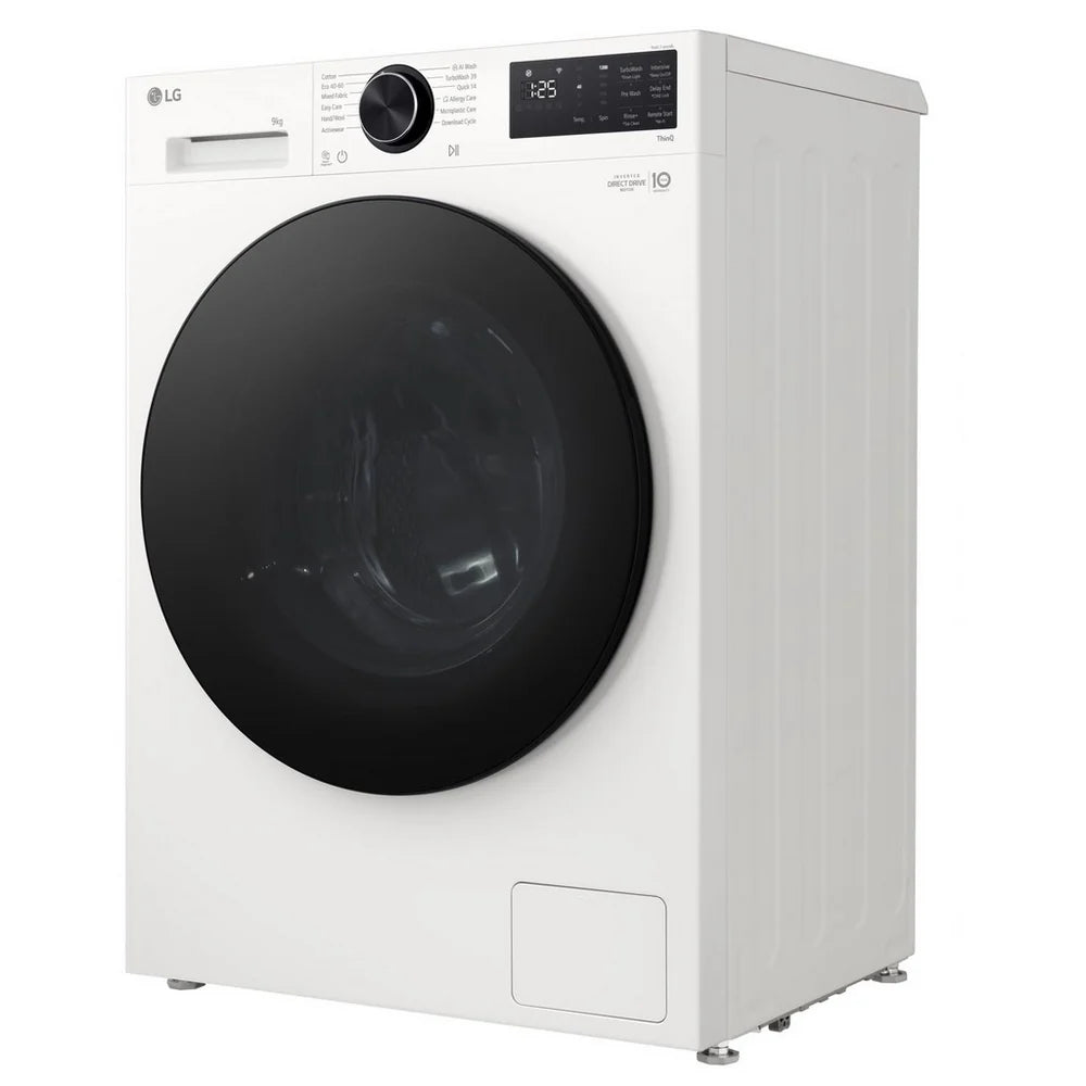 LG Series 3 Counter-Depth MAX F2X50S9TWB 9kg 1200 Spin Washing Machine White - A Rated