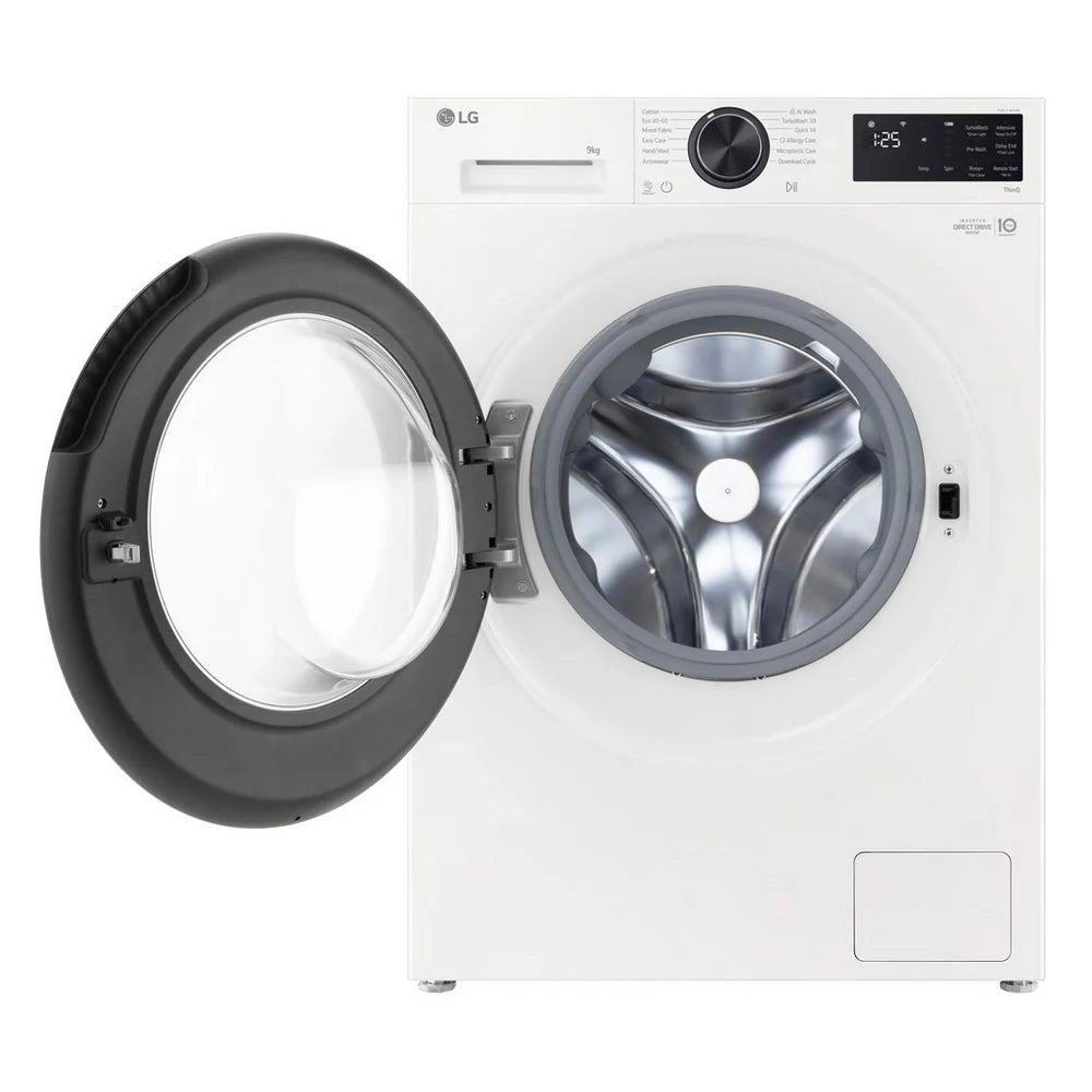 LG Series 3 Counter-Depth MAX F2X50S9TWB 9kg 1200 Spin Washing Machine White - A Rated