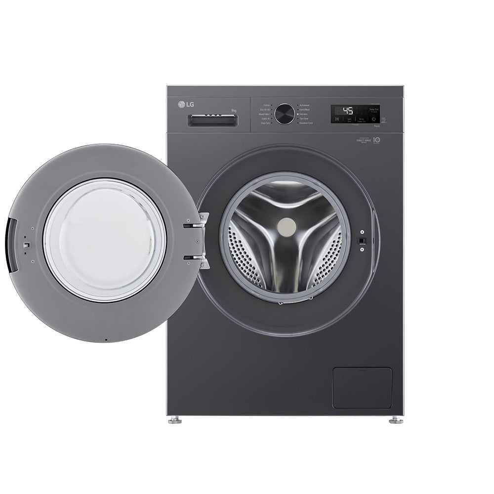 LG Series 2 Direct Drive F4X1009NMK 9kg 1400 Spin WiFi Enabled Washing Machine Black - A Rated