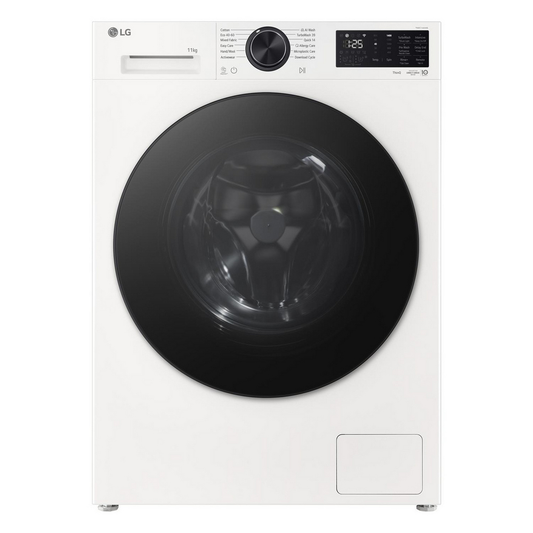 LG Series 5 AI Direct Drive F4X5011TWB 11kg 1400 Spin Washing Machine White - A Rated