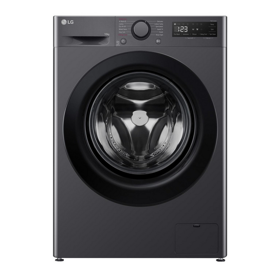 LG Series 4 AI Direct Drive F4Y510GBLN1 10kg 1400 Spin Washing Machine Slate Grey - A Rated