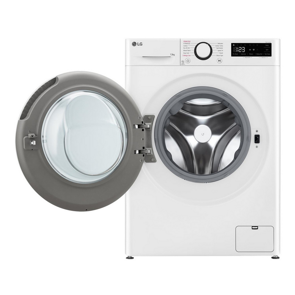 LG Series 4 AI Direct Drive F4Y513WWLN1 13kg 1400 Spin Washing Machine White - A Rated