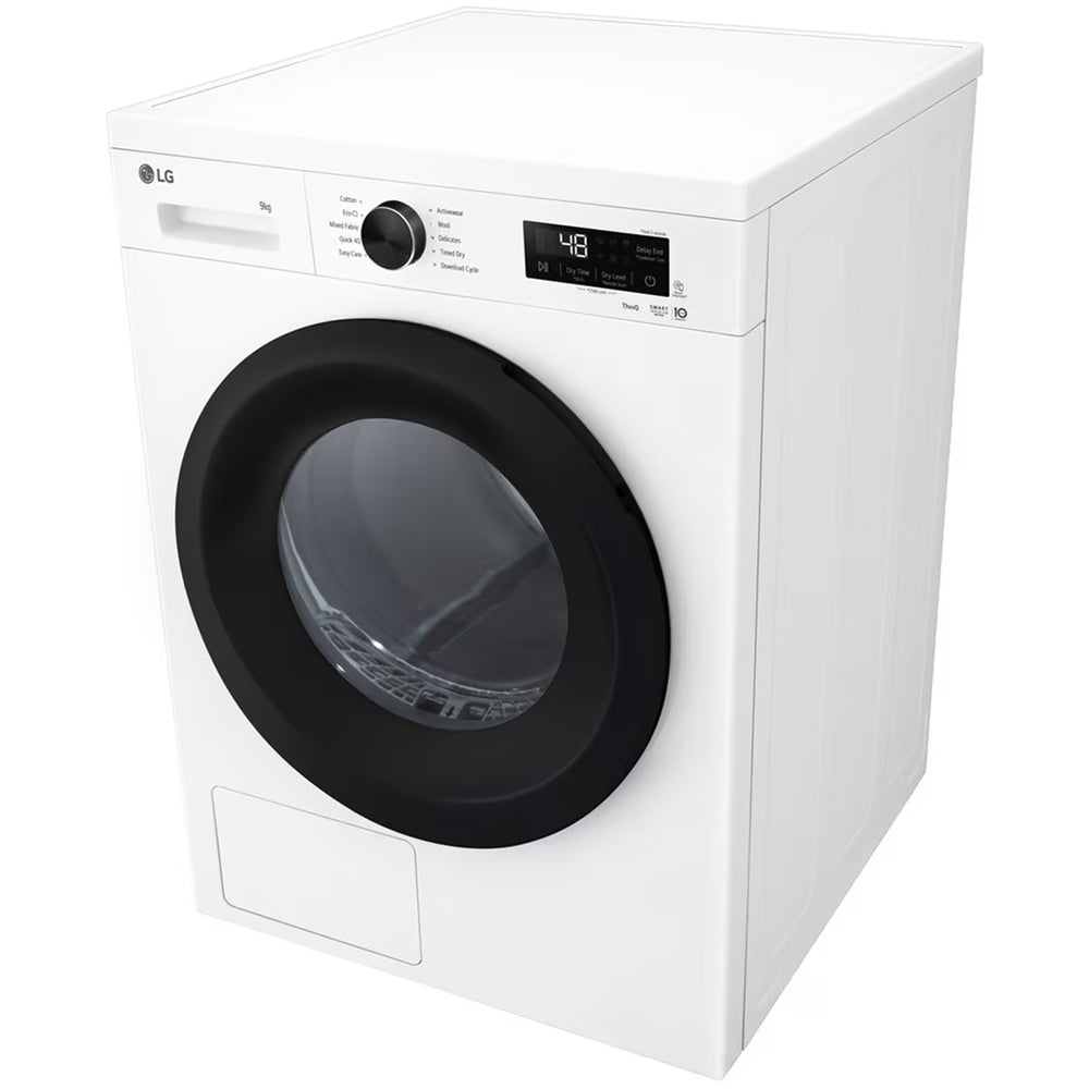 LG Series 2 ThinQ RHX1009NWK 9kg Heat Pump Tumble Dryer White - A+++ Rated