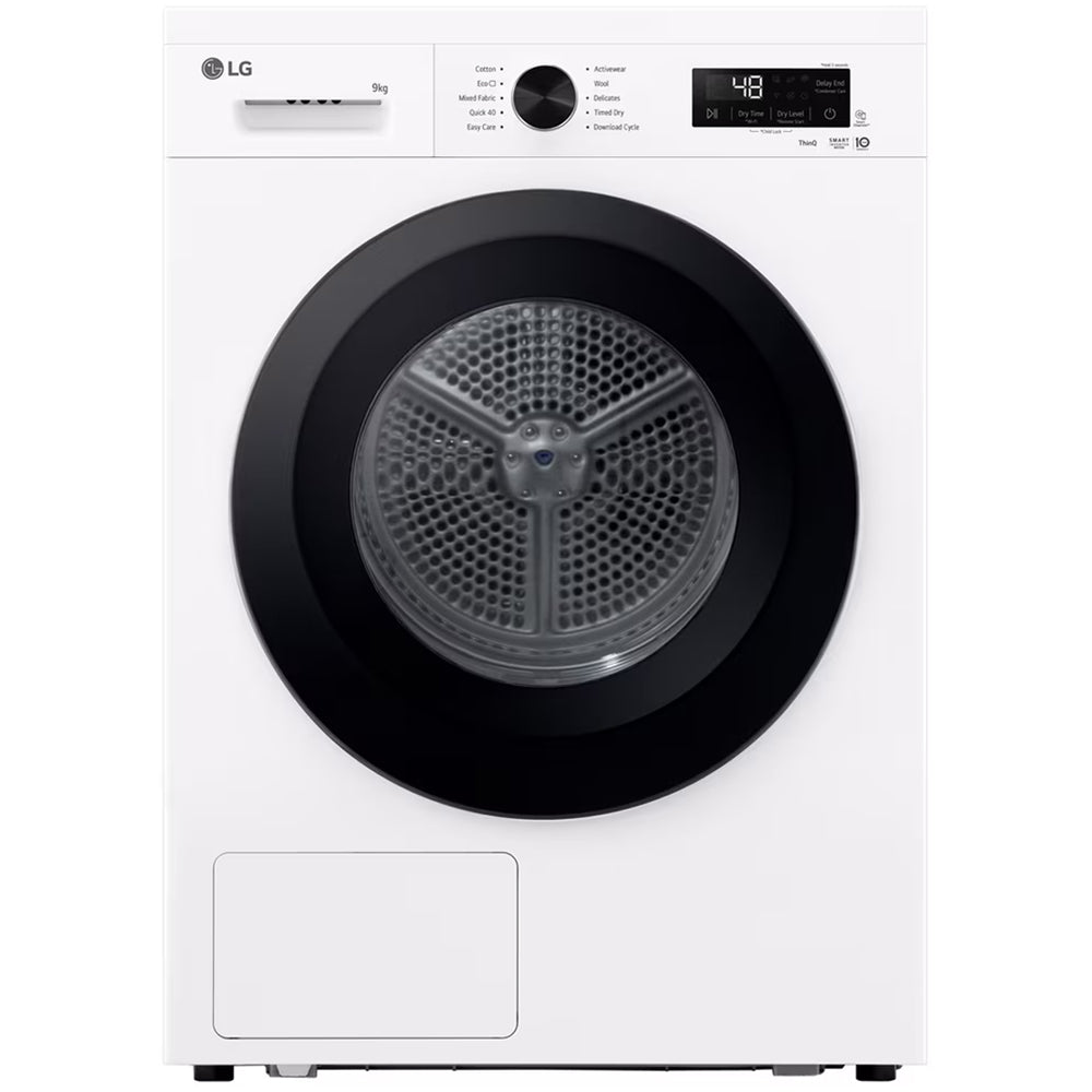 LG Series 2 ThinQ RHX1009NWK 9kg Heat Pump Tumble Dryer White - A+++ Rated