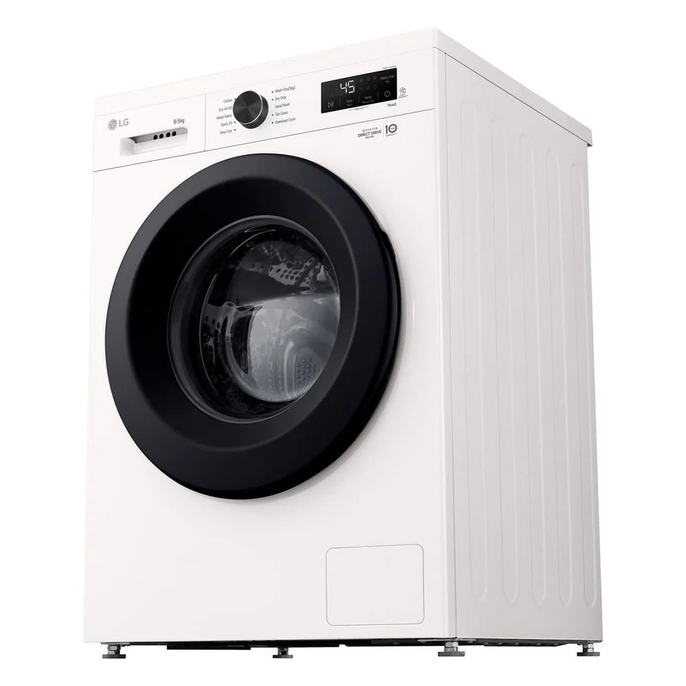 LG Series 2 Direct Drive W4X1095NWK 9kg/5kg 1400 Spin Washer Dryer White - A/E Rated