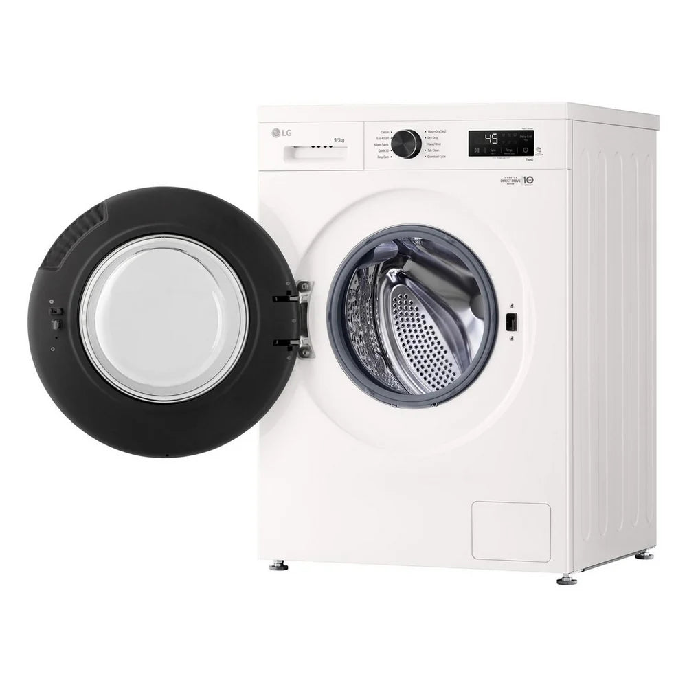LG Series 2 Direct Drive W4X1095NWK 9kg/5kg 1400 Spin Washer Dryer White - A/E Rated