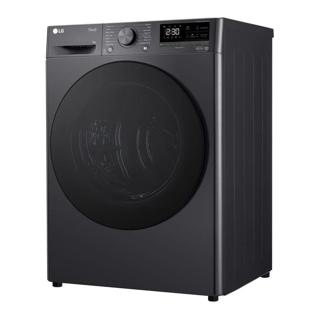 LG Series 4 ThinQ FDV709GN 9kg Dual Inverter Heat Pump Tumble Dryer Grey - A++ Rated