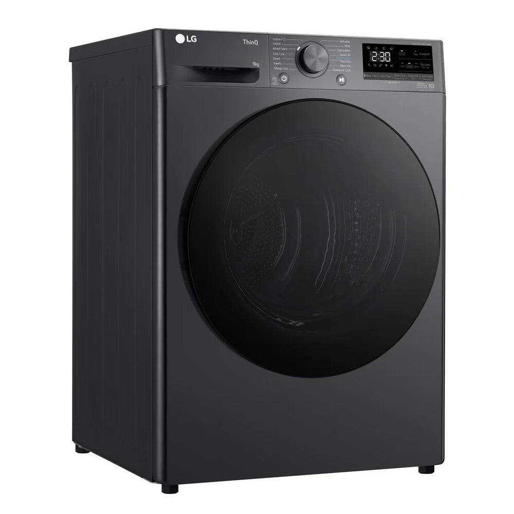 LG Series 4 ThinQ FDV709GN 9kg Dual Inverter Heat Pump Tumble Dryer Grey - A++ Rated