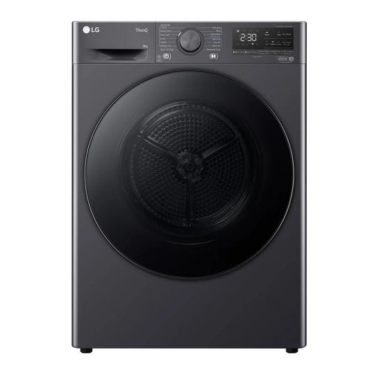 LG Series 4 ThinQ FDV709GN 9kg Dual Inverter Heat Pump Tumble Dryer Grey - A++ Rated