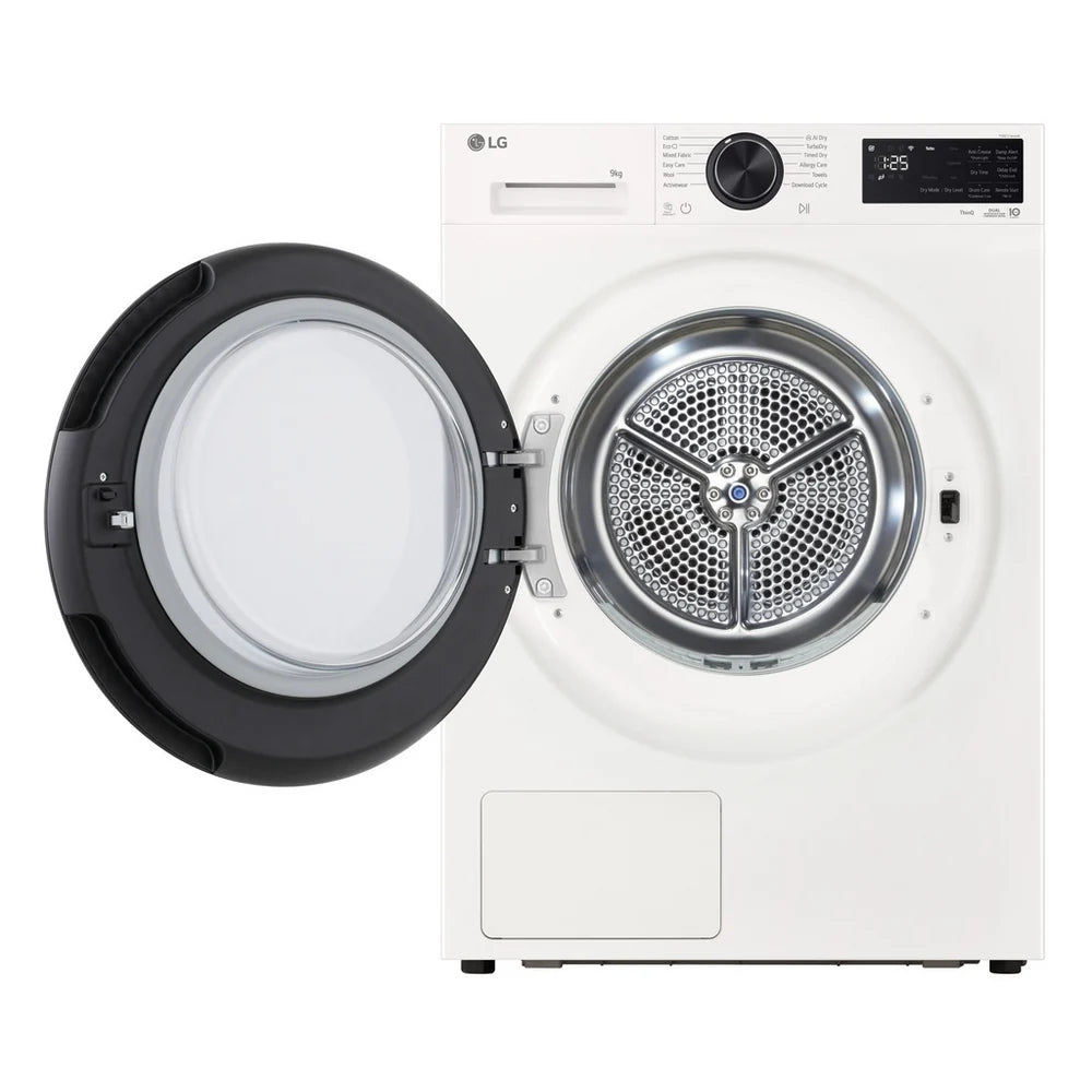 LG Series 5 RHX5009TWB 9kg Dual Inverter Heat Pump Tumble Dryer White A+++ Rated